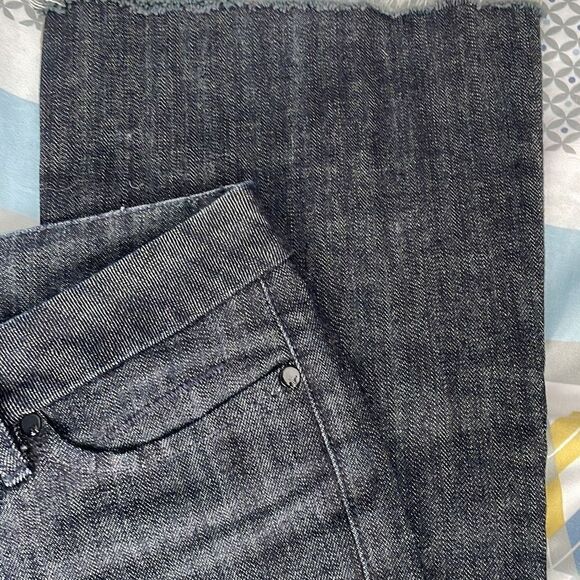Pine IV Dark Wash Denim Jeans Ragged Bottoms size 26 - Picture 3 of 7